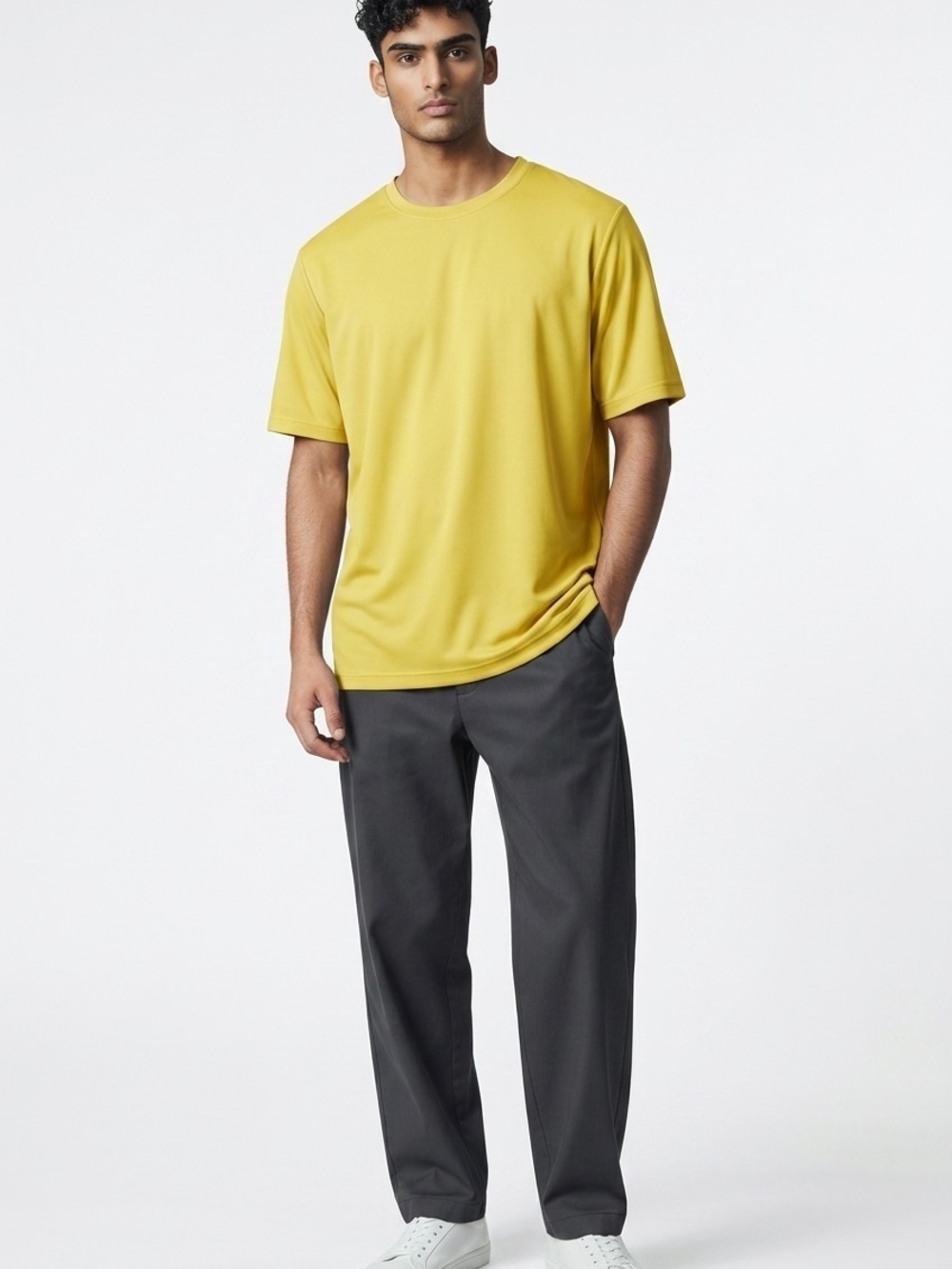 Patagonia Short Sleeve Crew Tee in Mustard Yellow